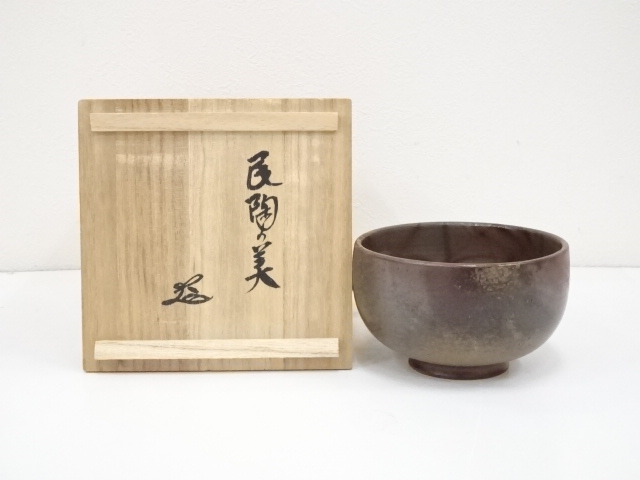 JAPANESE TEA CEREMONY / CHAWAN(TEA BOWL) / BIZEN WARE / ARTISAN WORK